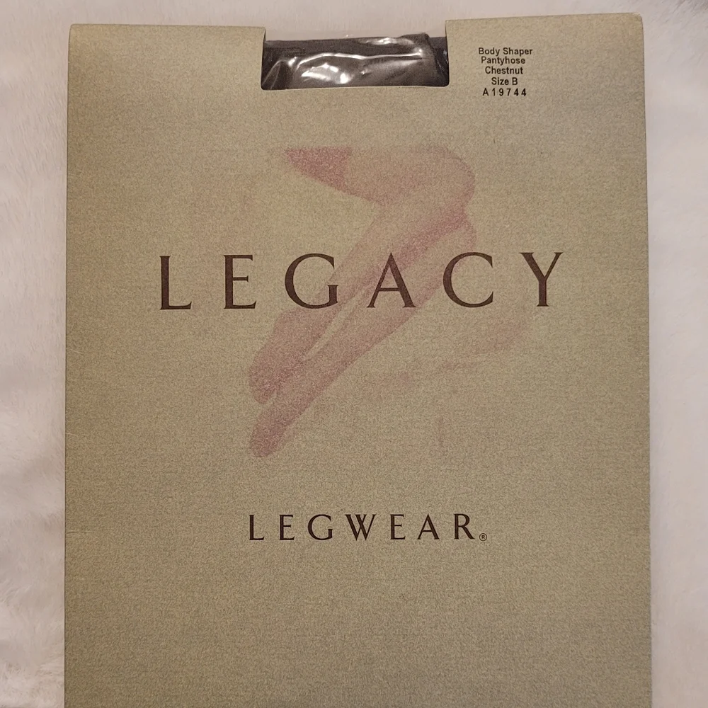 Legacy Legwear Body Shaper Pantyhose Size B Color Chestnut New In Box